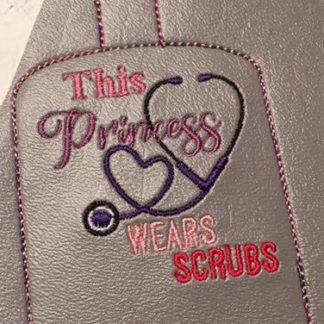 This princess wears Hand Sanitizer Holder