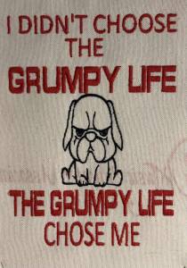 I didn't Choose Grumpy Dog